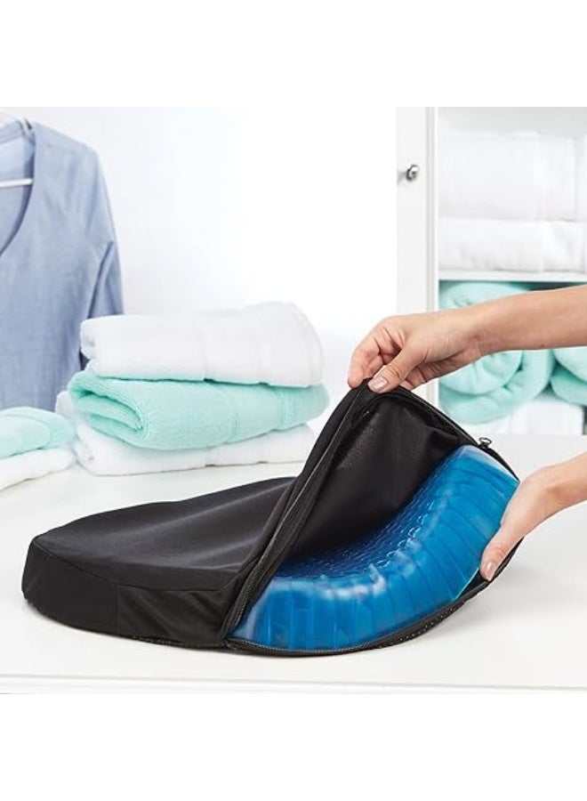 وسادة مقعد Egg Sitter بغطاء مانع للانزلاق، وتصميم خلية نحل يسمح بمرور الهواء ويمتص نقاط الضغط - Image 4